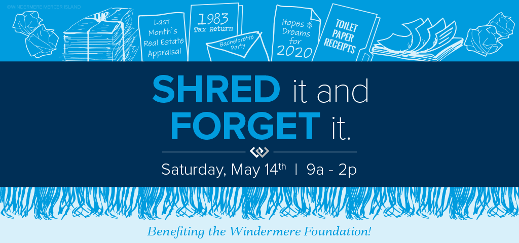 Shred It and Forget It: Saturday, May 14th from 9am-2pm
